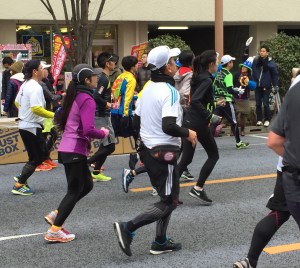 Building bones during the 2015 Tokyo Marathon