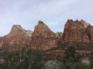 The Court of the Patriarchs in Zion National Park